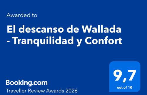 El descanso de Wallada - Reconocimiento Traveller Award 2026 - Tranquilidad y Confort - Foto 2