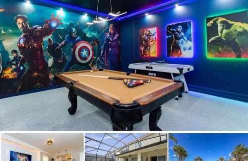Windsor Oasis 6BR Pool Game Room 9 min Disney - Foto 1