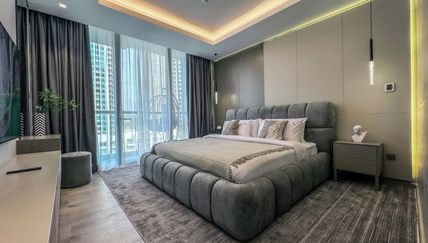 Burj Khalifa View Majestic 2BR Haven - Foto 5, Habitación