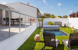 Villa Ernest, 100 m plage Saint Martin de Ré, quartier recherché de la Cible, calme absolu, piscine chauffée - Foto 11