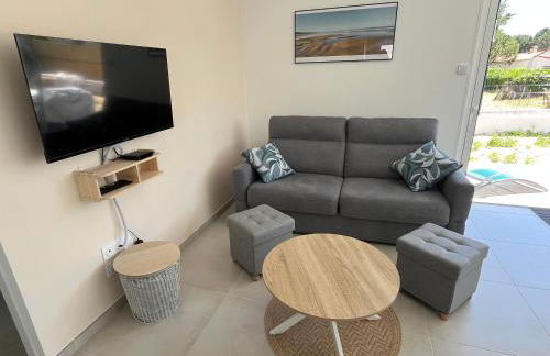 Sables des Dunes, jolie maison neuve tout confort, vacances famille ou entre amis, 500 m plage - Foto 8