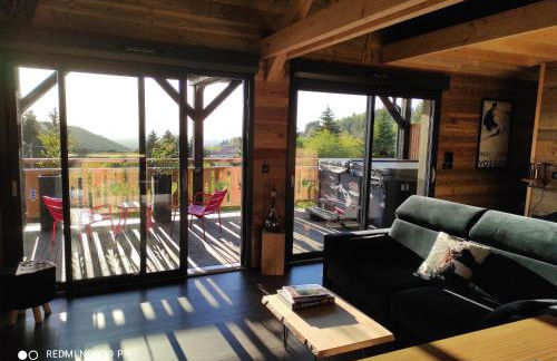 Chalet neuf avec jacuzzi privé, vue imprenable sur Massif des Vosges - Foto 20