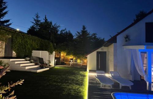 Domek wakacyjny z podgrzewanym basenem i jacuzzi pod gwiazdami, Studnica, Ińsko, "THerapeutica" - Foto 7