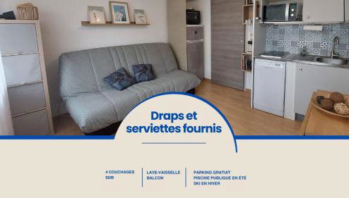 Studio avec Balcon - La Godille - 4 personnes - Foto 1