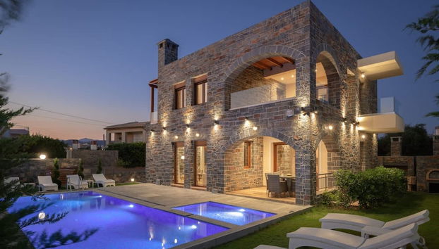 Turtulli Castle Stone Villa 1 - Private Pool Oasis - Foto 2, Habitación