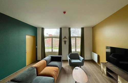 Séjour Art Nouveau au coeur de Wazemmes - Foto 7