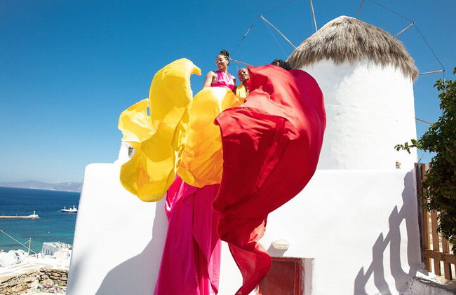 Mykonos Flying Dress High End Professional Photographer - Photo 19