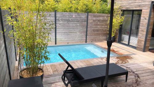 Loft privatisé avec spa XXL et piscine chauffée - Foto 1, sunbed