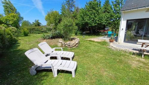 Maison de vacances 4 Pers avec jardin privatif à 1km PLAGE Lines et 300m de la mer de Gâvres - AR PIL JADUR - Foto 5, Garden, sunbed
