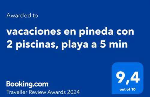 vacaciones en pineda con 2 piscinas, playa a 5 min - Foto 37