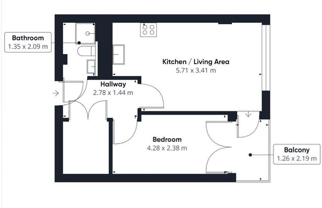 Host Stay The Landmark Apartment - Photo 17