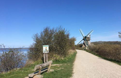 Ferienwohnung Teve - ebenerdig unter Reet & hyggelig mit Kamin - Foto 39