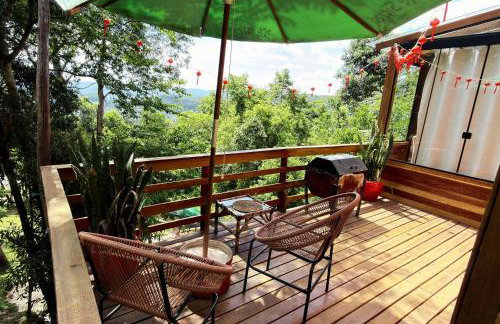 Chalé Romântico com Jacuzzi Próximo ao Templo Budista - Foto 13