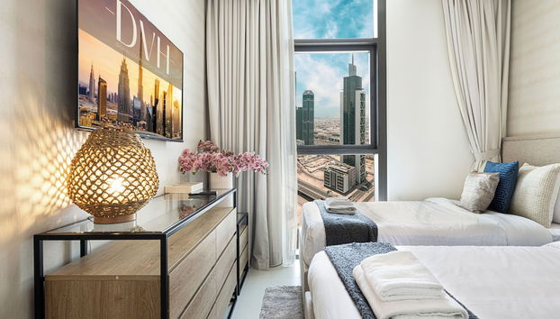 Sky High Ocean View Opposite Dubai Mall - Foto 2, Habitación