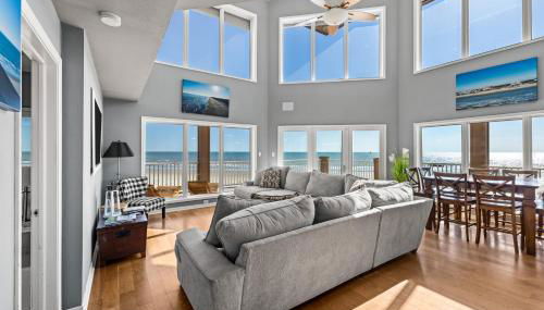 Oceanfront Galveston Beach House Steps to Sand! - Foto 3