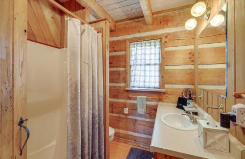 Ashe County Log Cabin Mountain-View Deck, Sauna - Foto 13