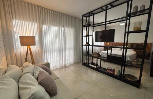 ENB1129 Flat Super Moderno com AC no Centro de SBC - Foto 35