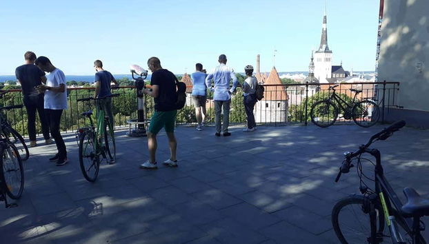 Fotografiando las vistas de la ciudad