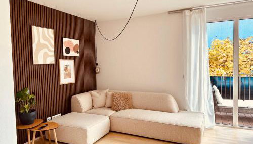 "Pure Living" Modernes Apartment in Böblingen Balkon nahe Stuttgart - Foto 2