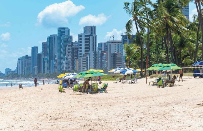 Excelente flat em Setúbal, Boa Viagem 1Q 3 pessoas. Conforto e ótima localização PM802 - Photo 37