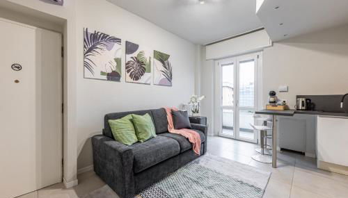 Navigli bilocale moderno con balcone sul giardino - Photo 5, stove