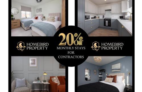 Luxuriou 5 Bedroom House By Homebird Property Management Short Lets & Serviced Accommodation Leeds With Private Parking & Free WiFi - Foto 1