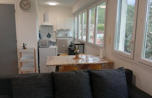 Mistral gagnant ! T1 calme avec vue, parking, télétravail, Wi-Fi, proche CV et gare - Foto 29