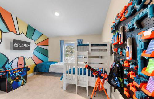 7 beds Nerf Wall Arcade 4 min Walk 2 Beach! - Foto 5