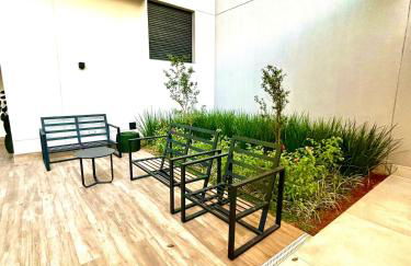 Moema URBAN Heaven - Piscina - Prox Metro - Prox Sh Ibirapuera - Cama Queen - Internet 500mbps - Ar cond - Cozinha completa - Academia - Churrasqueira - Foto 68