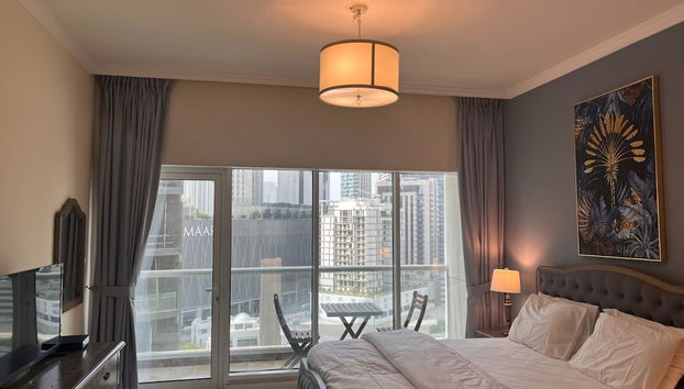 Stylish Studio With Balcony in Downtown Dubai - Foto 2, Habitación
