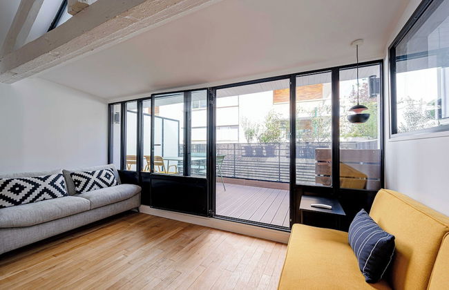 Marais Area - Outdoor Patio - A/C - 2bdr - Foto 9