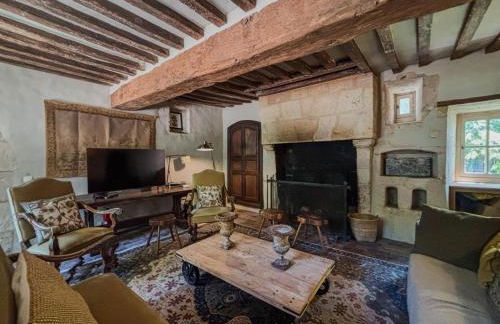 Manoir XV et Grange avec Piscine chauffée privée - Foto 29