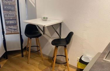 Nancy, Magnifique studio totalement climatisé, meublé, salle de bains et wc séparés, parking privé, cuisine équipée, WIFI - Foto 52