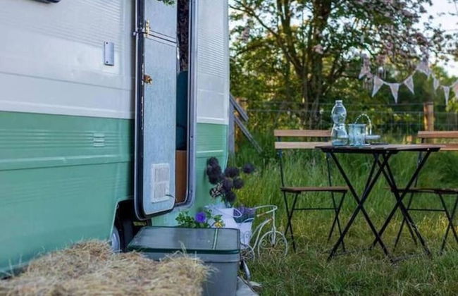 Private Glamping in a Vintage Caravan & Bell Tent - Foto 14