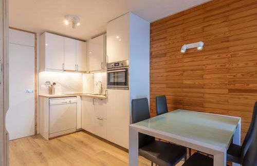 Studio rénové 4 pers, balcon, centre Plagne Bellecôte - FR-1-351-65 - Foto 6