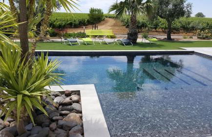 Villa contemporaine avec piscine à débordement dans un domaine viticole - Foto 6