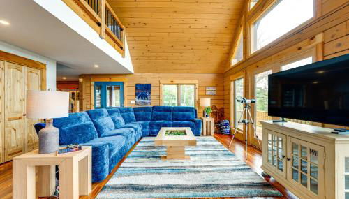 Mtn-View Deck Scenic Conway Log Cabin! - Foto 4