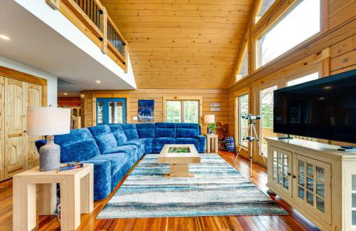 Mtn-View Deck Scenic Conway Log Cabin! - Foto 4