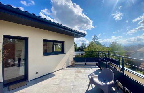 Studio moderne avec terrasse proche de Lyon - Foto 1