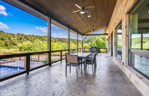 Large Luxury Blanco Riverfront Home with Pool - Foto 28