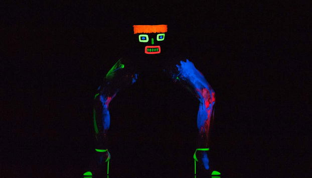 Spectacle de lumières du Crazy Horse