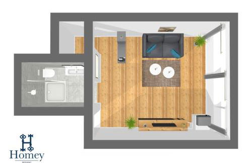 HOMEY TINY - Chambre privée - Située en Hyper-centre - Disney Plus et Wifi inclus - Sans SDB - Proche de Genève et des transports en commun - Foto 18