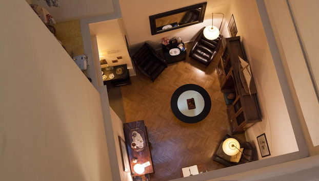 Zona de estar del vestíbulo