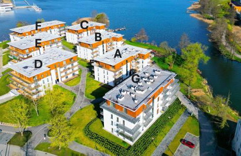 Marina Glamour - 3pok, widok na jezioro, klimatyzacja, parking podziemny, winda, Netflix - Foto 18