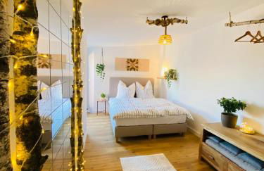 Cinema Apartment Magdeburg - Balkon & Beamer - Foto 21