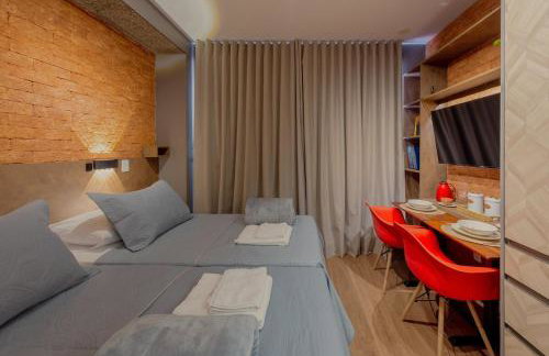 Estúdio charmoso com vaga e sacada a 50 metros do Metrô Luz - Foto 17