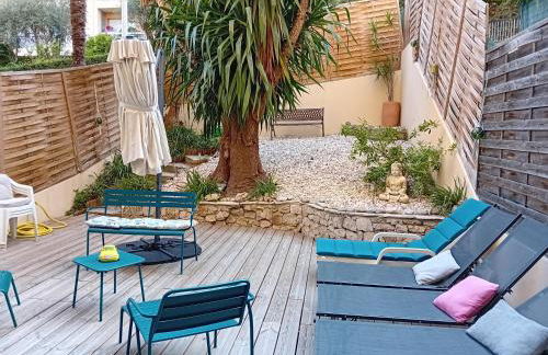 NICE- GAIRAUT - JARDIN PRIVE- GRAND F1 LUMINEUX-Piscine Collective - Foto 51