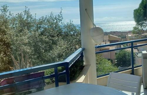 Plain-pied, terrasse, piscine, pleine vue mer, plage à 6' à pied, parking, wifi - Foto 57