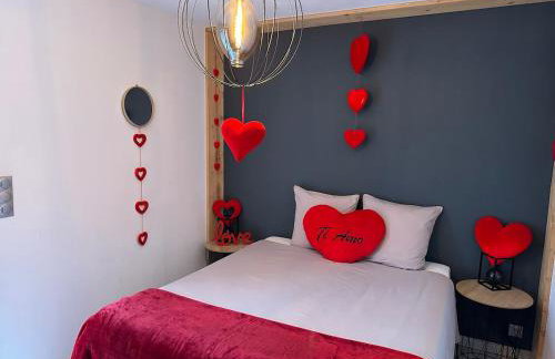 Love You Suite Romantique Spa 25min du futuroscope - Foto 33