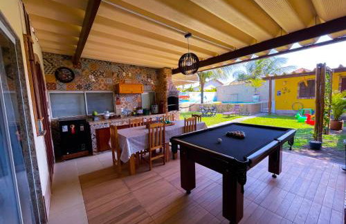 Recantos Pinheiros - Casa inteira, até 15 hóspedes - Piscina privativa, sinuca, ar condicionado e TVs nos 4 quartos - Condomínio Orla 500, lado praia - Unamar, Cabo Frio-RJ - Foto 13